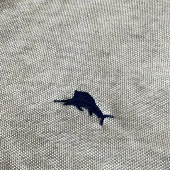 Tommy Bahama short sleeved polo shirt Light gray Men’s size XL Preppy - Picture 3 of 11